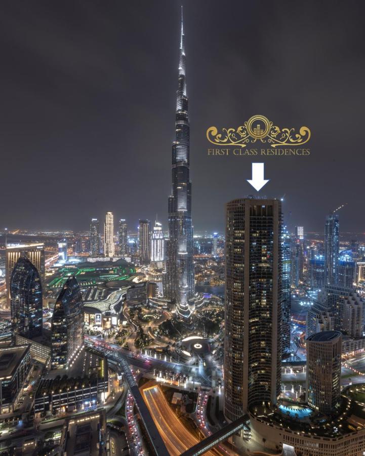 Апартаменти First Class 3Br With Full Burj Khalifa And Fountain View Дубай Екстер'єр фото